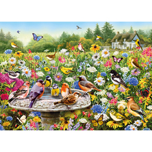 Broca redonda/quadrada, pintura "pássaros de canto e fragrância", mosaico de ponto cruz bordado, decoração completa de strass gt 2024 - compre barato