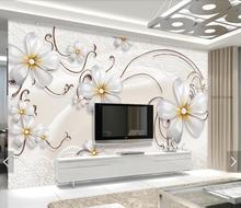 3d flor em relevo mural da parede papel de parede para sala de estar decoração da casa pintura da lona murais papel foto contato 2024 - compre barato