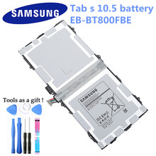 Substituição original samsung bateria para galaxy tab s 10.5 SM-T805c t800 t801 t805 t807 genuine tablet bateria EB-BT800FBC + ferramentas 2024 - compre barato