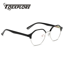 Toexplore óculos masculinos e femininos tr90, armação vintage retrô para óculos de leitura da miopia, marca de designer nova moda 2024 - compre barato