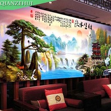 QIANZEHUI,Needlework,DIY Win instant success Cross stitch ,panorama tower landscape scenery series ,Wall Home Decro 2024 - buy cheap