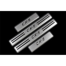 High-quality stainless steel  Plate Door Sill Welcome Pedal Car Styling Accessories For Mazda CX-5 CX5 2012 2013 2014 2015 2016 2024 - buy cheap