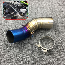 Z900 Motorcycle Accessories Exhaust Muffler Middle Link Pipe Connector For Kawasaki Z900 Z 900 2017 2018 51mm Slip 2024 - buy cheap