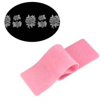 Rose shape silicone Lace Mat Wedding cake design decorating baking tool Silicone Mold fondant Embossing Mat mould 2024 - buy cheap