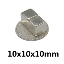 5pcs Puzzles for Adults 10x10x10 mm Strong Rectangle Rare Earth Ndfeb Magnet, Cubes Block Neodymium Magnets 10*10*10mm 2024 - buy cheap