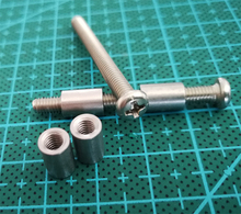 20 unids/lote de acero inoxidable de 1/5 pulgadas (5mm), tornillos sin velcro, cierre para fabricación de cuchillos 2024 - compra barato