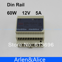 60W 12V 5A  Din Rail Single Output Switching power supply AC TO DC SMPS 2024 - купить недорого