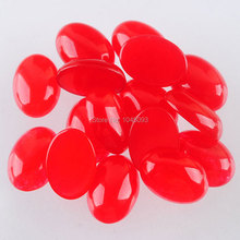 YOWOST Jades Natural Red Gem Stone Oval Cabochão CAB Nenhum Buraco Jóias 13x18x6MM 20 pçs/lote QU3020 2024 - compre barato