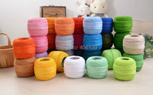 Free shipping20 rolls 9s/2 100% cotton DIY good quality Stitch Embroidery thread crochet  thread Hand  cross variegated colors 2024 - buy cheap