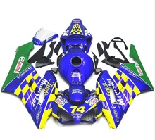 Km-kit de carenagem de motocicleta cbr1000rr, cor azul ou preta, para cbr1000, cbr 1000 rr 2004, 2005, injeção de plástico abs 2024 - compre barato