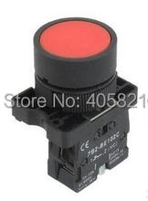 Красный Мгновенный кнопочный переключатель 22 мм 1 NC N/C 600V 10A XB2-EA42 пружинный переключатель 2024 - купить недорого