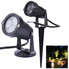 10X Outdoor Lawn Light 9W Garden Lamp 12V 220V 110V Landscape Lighting Waterproof IP65 LED Spike Spotlight 2024 - buy cheap