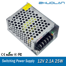 25W Ac to Dc 12V 2.1A Transformer Switching Power Supply for Led Strip 2024 - buy cheap