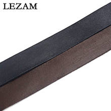 1meter 20*2mm Black And Dark Brown Flat Genuine Leather Cord For DIY Jewelry Making Accessories Findings Rope Cord 2024 - buy cheap