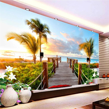 beibehang Custom wallpaper 3d three-dimensional oil painting landscape photo mural TV background wall papel de parede wallpaper 2024 - buy cheap