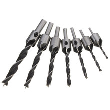 7Pcs 5 Flute Countersink Drills Bit HSS Drills Bit Reamer Set 3-10mm For Woodworking Chamfer End Milling Wood Tool Kit 2024 - buy cheap