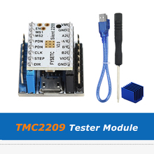 1pc 3D Printer Parts Super Silent 256 Microsteps TMC2209 Stepper Motor Driver + USB Serial Port Tester Adapter Module 2024 - buy cheap