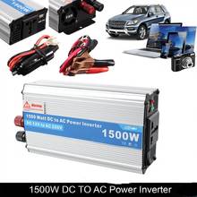1500W Car Power Inverter DC 12V to AC 220V Power Charger Converter Car Inverter Adapter for Electronic Products 2024 - buy cheap