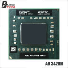 AMD A6-Series A6-3420M A6 3420M 1.5 GHz Used Quad-Core Quad-Thread CPU Processor AM3420DDX43GX Socket FS1 2024 - buy cheap