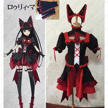 Anime portão jieitai kano chi nite, kaku tatakaeri rory mercúrio cosplay traje 2024 - compre barato