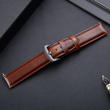 Correa de reloj de cuero genuino para Tissot Seiko, correa de liberación rápida de 18mm y 20m, accesorios de pulsera 2024 - compra barato