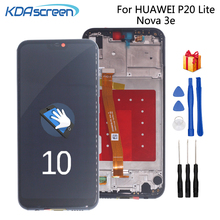 Pantalla LCD Original para Huawei P20 Lite, digitalizador de pantalla táctil con marco para Nova 3e, piezas de teléfono 2024 - compra barato