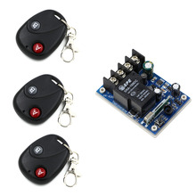 Best Price DC12V 24V 36V 48V 1CH RF Wireless Remote Control Switch System 30A Relay Receiver with 3*Remote Controller AB Button 2024 - buy cheap