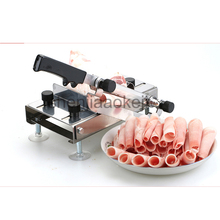 Fatiador de carne de ginseng, máquina para corte de alimentos manual, 1 peça de aço inoxidável, máquina chinesa de fatiar 2024 - compre barato