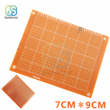Prototipo de papel PCB de un solo lado para manualidades, placa matricial Universal de experimentos, 7x9cm, 70x90mm, 2,54mm, 10 Uds. 2024 - compra barato