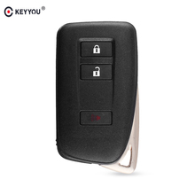 KEYYOU For Lexus IS/ES/GS/NX/RX Replacement 2 Buttons Car Remote Key Fob Case Shell With Blank Smart Key 2024 - buy cheap