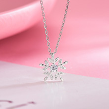 Bohemian Vintage Silver Color  Snowflake Necklaces For Women Long Choker Necklace Statement Christmas Jewelry Collares 2024 - buy cheap