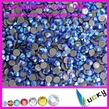 2038 DMC!A+ Quality hot fix rhinestones 1440pcs ss6/2mm Sapphire ab color  strass crystal for iron on transfers 2024 - buy cheap