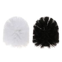 Universal Plastic Toilet Brush Head Replacement White Black Clean Bahroom Tools 2024 - buy cheap