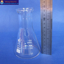 10pcs/lot Glass Erlenmeyer Flask  150ml glass conical flask 150ml Laboratory use  glass triangle flask 2024 - buy cheap