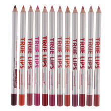 Maquiagem lápis de lápis 12 cores/conjunto, maquiagem à prova d'água feminina profissional, ferramentas cosméticas de longa duração 30 2024 - compre barato
