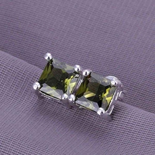 925 jewelry silver plated ,fashion jewelry For Women, square earring E234 /ZWKAIGCQ FUGSZPFS E234 2024 - buy cheap