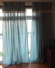 vintage rustic 100% cotton grogram head curtain French window kitchen curtains for living room bedroom drapes 1.75m*1.75/2.55m 2024 - buy cheap