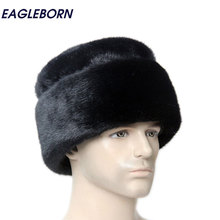 2022 Winter Caps Men Bomber Hats Faux Fur Cap Outdoors Warm Thicken Man Cap Retro Stylish Snow Hat Russian Classical 2024 - buy cheap