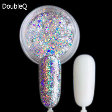 0.2g/box Holographic Galaxy Flakes Bling Laser Nail Sequins Holo Powder Glitter Paillette Nail Art Glitter Decorations 2024 - buy cheap