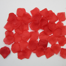 1000pcs (100pcs*10 packs) red Artificial Silk Rose Petals Wedding Valentine's Day party decoration 2024 - buy cheap