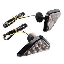 LEEPEE 1 Pair 9 LED Motorbike Indicator Turn Signal Motorcycle Flasher Piranha Light High Power Smoked Color Triangle 12V 2024 - buy cheap