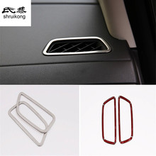 Pegatinas de acero inoxidable para decoración de salida de aire acondicionado, cubierta para Honda CRV CR-V CR V, 2012-2016, 2 unidades por lote 2024 - compra barato