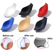 1PC Swimwear Enhancer Underwear Cup Briefs Shorts Jockstrap Bulge Pad Cup Insert For Men Soft Sponge Pouch Men's Accessories 2024 - buy cheap