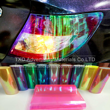 Free Shipping 30*100CM/LOT Shiny Chameleon Auto Car Styling headlights Taillights Translucent film Car light film sticker 2024 - buy cheap