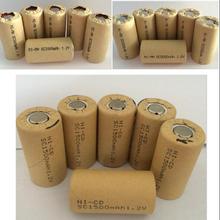 6PCS 1.5/2.0/2.5/3.0Ah Ni CD 1.2V Ni MH subc SC Power Cell Rechargeable Battery Cell Discharge Rate 10C-15C for Power Tools 2024 - buy cheap