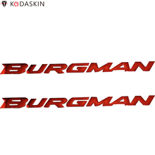 Kodaskin emblemas de logotipos da motocicleta adesivos decalques para suzuki burgman an125 an200 an400/abs an650 2024 - compre barato