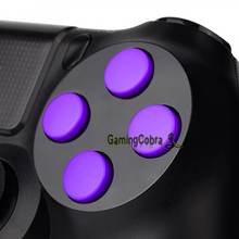 Solid Red Green Orange Yellow Pink Purple Blue Black Action Buttons Repair for Dualshock 4 PS4 Controller 2024 - buy cheap