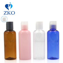 50ml PET Bottle with Disc Cap Travel Free Shipping Empty Refillable Portable Essential Oil Liquid Container Squeeze Bottles 2024 - buy cheap