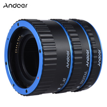 Andoer-anillo adaptador de lente de Metal para cámara Canon, anillo de Metal colorido TTL de enfoque automático AF Tubo de extensión Macro para Canon EOS EF EF-S 60D 7D 5D II 550D 2024 - compra barato