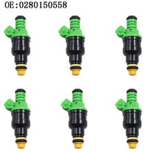 YAOPEI 6 PCS Fuel Injector Engine For Volvo V W Audi GMC Chevrolet Dodge BMW 440cc/min TURBO 42 LB/HR OEM 0280150558 2024 - buy cheap